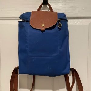 Longchamp Le Pilage Nylon backpack - blue